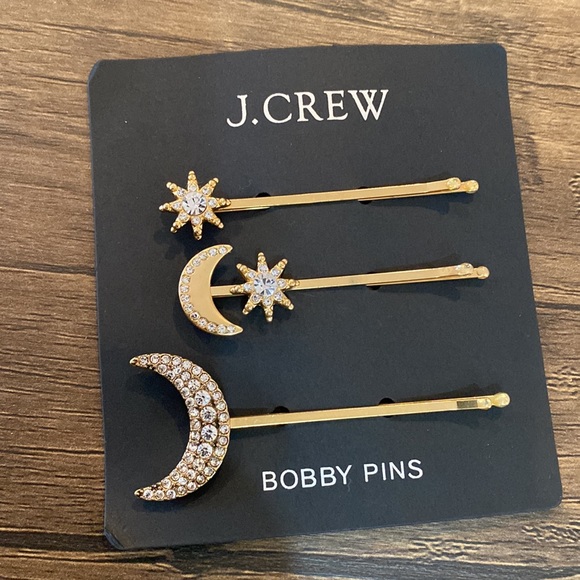 J. Crew Accessories - J. Crew Lunar Celestial Bobby Pin Pack. Set of 3.